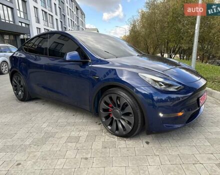 Синий Тесла Model Y, объемом двигателя 0 л и пробегом 87 тыс. км за 23900 $, фото 10 на Automoto.ua