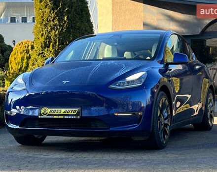 Синій Тесла Model Y, об'ємом двигуна 0 л та пробігом 64 тис. км за 26900 $, фото 2 на Automoto.ua