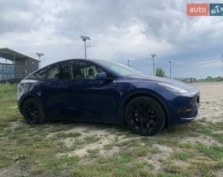Синий Тесла Model Y, объемом двигателя 0 л и пробегом 75 тыс. км за 22900 $, фото 8 на Automoto.ua