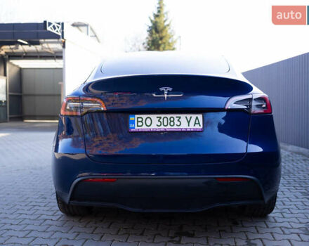 Синий Тесла Model Y, объемом двигателя 0 л и пробегом 42 тыс. км за 27000 $, фото 5 на Automoto.ua