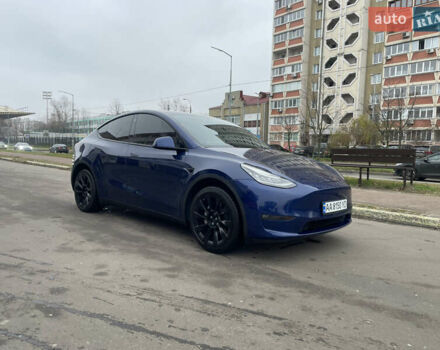 Синий Тесла Model Y, объемом двигателя 0 л и пробегом 127 тыс. км за 22300 $, фото 1 на Automoto.ua