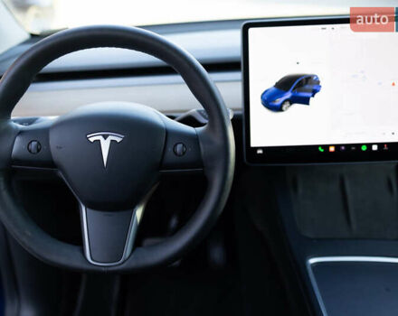 Синий Тесла Model Y, объемом двигателя 0 л и пробегом 42 тыс. км за 27000 $, фото 19 на Automoto.ua