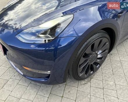 Синий Тесла Model Y, объемом двигателя 0 л и пробегом 86 тыс. км за 25900 $, фото 10 на Automoto.ua
