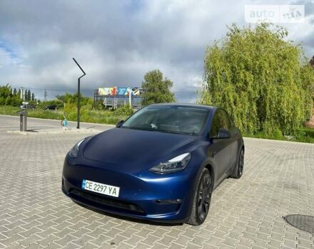 Синій Тесла Model Y, об'ємом двигуна 0 л та пробігом 45 тис. км за 34750 $, фото 36 на Automoto.ua