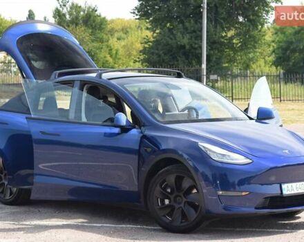 Синий Тесла Model Y, объемом двигателя 0 л и пробегом 81 тыс. км за 25499 $, фото 14 на Automoto.ua