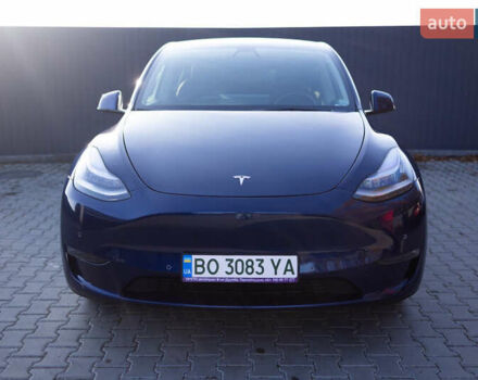 Синий Тесла Model Y, объемом двигателя 0 л и пробегом 42 тыс. км за 27000 $, фото 2 на Automoto.ua