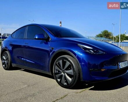 Синий Тесла Model Y, объемом двигателя 0 л и пробегом 53 тыс. км за 23500 $, фото 13 на Automoto.ua