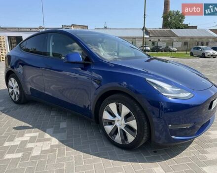 Синий Тесла Model Y, объемом двигателя 0 л и пробегом 61 тыс. км за 26500 $, фото 5 на Automoto.ua