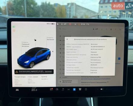 Тесла Model Y 2021 у Луцьку на Automoto.ua Синій Тесла Model Y, об'ємом двигуна 0 л та пробігом 145 тис. км за 18900 $, фото 17 на Automoto.ua
