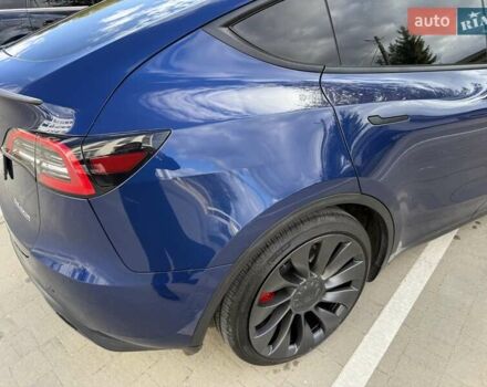 Синий Тесла Model Y, объемом двигателя 0 л и пробегом 86 тыс. км за 25900 $, фото 65 на Automoto.ua