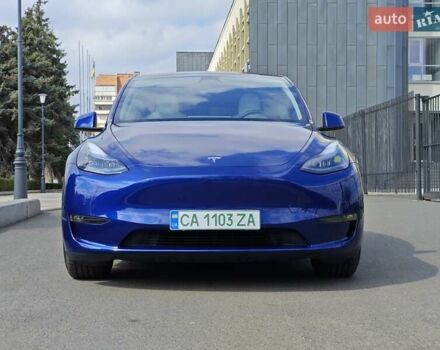 Синий Тесла Model Y, объемом двигателя 0 л и пробегом 38 тыс. км за 29300 $, фото 25 на Automoto.ua