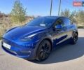 Синий Тесла Model Y, объемом двигателя 0 л и пробегом 42 тыс. км за 25900 $, фото 1 на Automoto.ua