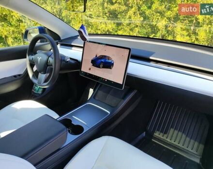 Синий Тесла Model Y, объемом двигателя 0 л и пробегом 63 тыс. км за 26800 $, фото 15 на Automoto.ua
