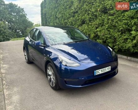 Синий Тесла Model Y, объемом двигателя 0 л и пробегом 85 тыс. км за 31500 $, фото 3 на Automoto.ua
