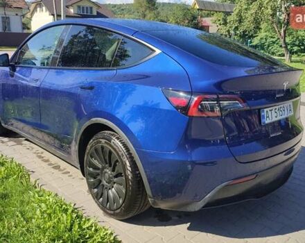 Синий Тесла Model Y, объемом двигателя 0 л и пробегом 54 тыс. км за 29900 $, фото 21 на Automoto.ua
