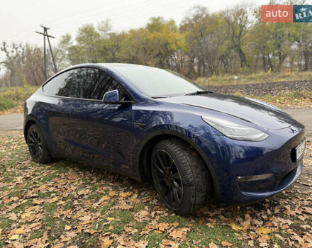 Синий Тесла Model Y, объемом двигателя 0 л и пробегом 133 тыс. км за 23900 $, фото 3 на Automoto.ua