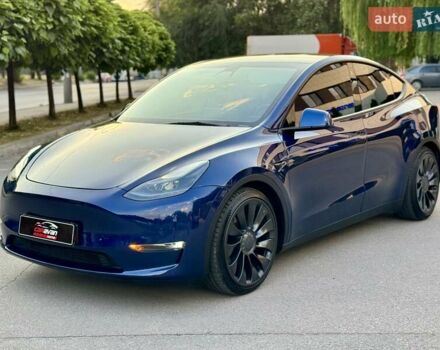 Синій Тесла Model Y, об'ємом двигуна 0 л та пробігом 58 тис. км за 27800 $, фото 4 на Automoto.ua