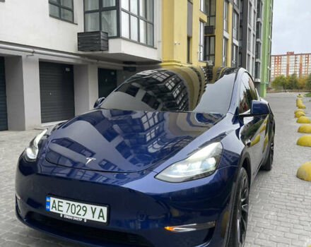 Тесла Model Y 2022 в Днепре (Днепропетровске) на Automoto.ua Синий Тесла Model Y, объемом двигателя 0 л и пробегом 57 тыс. км за 25499 $, фото 8 на Automoto.ua
