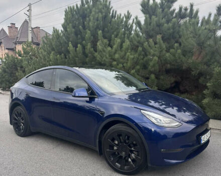 Синий Тесла Model Y, объемом двигателя 0 л и пробегом 52 тыс. км за 30900 $, фото 53 на Automoto.ua