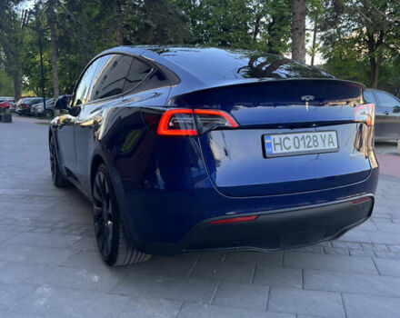 Синий Тесла Model Y, объемом двигателя 0 л и пробегом 28 тыс. км за 32900 $, фото 13 на Automoto.ua