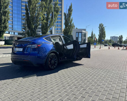 Синий Тесла Model Y, объемом двигателя 0 л и пробегом 91 тыс. км за 29500 $, фото 6 на Automoto.ua