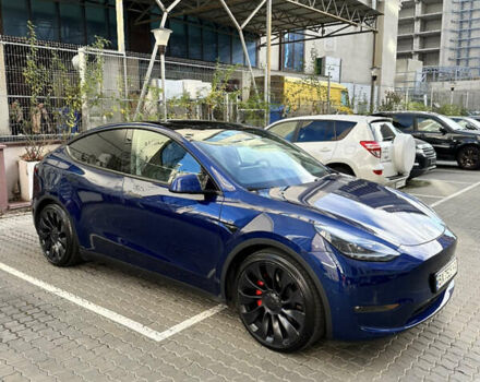 Синий Тесла Model Y, объемом двигателя 0 л и пробегом 27 тыс. км за 29500 $, фото 7 на Automoto.ua