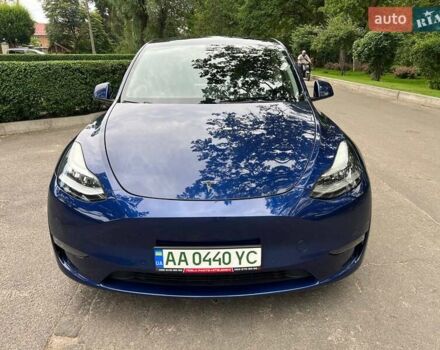 Синий Тесла Model Y, объемом двигателя 0 л и пробегом 123 тыс. км за 23500 $, фото 4 на Automoto.ua