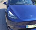 Синий Тесла Model Y, объемом двигателя 0 л и пробегом 54 тыс. км за 29900 $, фото 14 на Automoto.ua