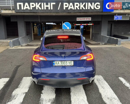 Синий Тесла Model Y, объемом двигателя 0 л и пробегом 104 тыс. км за 22900 $, фото 5 на Automoto.ua