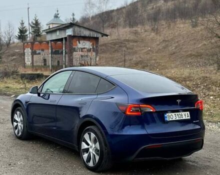 Синий Тесла Model Y, объемом двигателя 0 л и пробегом 30 тыс. км за 28900 $, фото 8 на Automoto.ua
