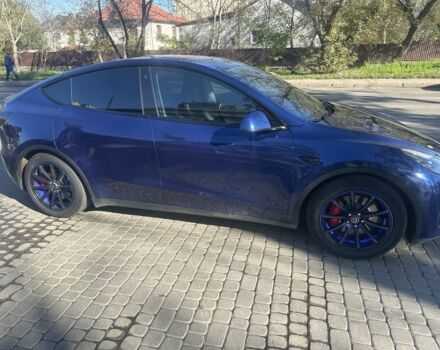 Синий Тесла Model Y, объемом двигателя 0 л и пробегом 41 тыс. км за 25900 $, фото 1 на Automoto.ua