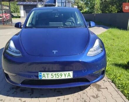 Синий Тесла Model Y, объемом двигателя 0 л и пробегом 54 тыс. км за 29900 $, фото 8 на Automoto.ua