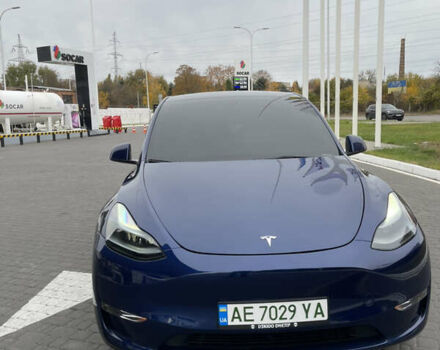 Тесла Model Y 2022 в Днепре (Днепропетровске) на Automoto.ua Синий Тесла Model Y, объемом двигателя 0 л и пробегом 57 тыс. км за 25499 $, фото 9 на Automoto.ua