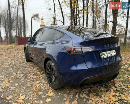 Синий Тесла Model Y, объемом двигателя 0 л и пробегом 133 тыс. км за 23900 $, фото 5 на Automoto.ua