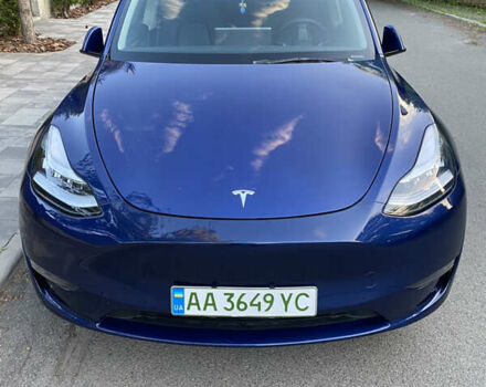 Тесла Model Y 2022 в Киеве на Automoto.ua Синий Тесла Model Y, объемом двигателя 0 л и пробегом 54 тыс. км за 26600 $, фото 11 на Automoto.ua