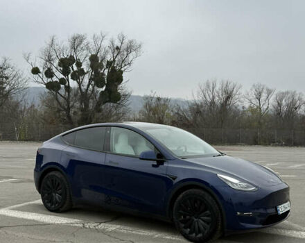 Синій Тесла Model Y, об'ємом двигуна 0 л та пробігом 68 тис. км за 25700 $, фото 1 на Automoto.ua