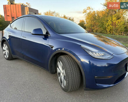 Синий Тесла Model Y, объемом двигателя 0 л и пробегом 42 тыс. км за 24500 $, фото 5 на Automoto.ua