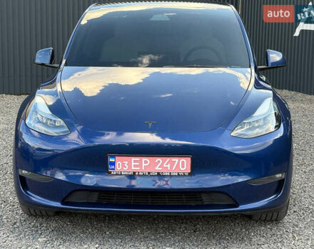 Синий Тесла Model Y, объемом двигателя 0 л и пробегом 149 тыс. км за 21900 $, фото 1 на Automoto.ua