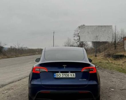 Синий Тесла Model Y, объемом двигателя 0 л и пробегом 30 тыс. км за 28900 $, фото 4 на Automoto.ua