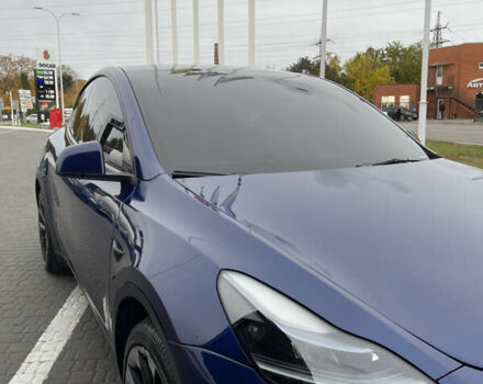 Тесла Model Y 2022 в Днепре (Днепропетровске) на Automoto.ua Синий Тесла Model Y, объемом двигателя 0 л и пробегом 57 тыс. км за 25499 $, фото 16 на Automoto.ua
