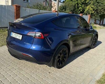 Синий Тесла Model Y, объемом двигателя 0 л и пробегом 45 тыс. км за 28000 $, фото 4 на Automoto.ua