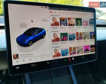 Синий Тесла Model Y, объемом двигателя 0 л и пробегом 63 тыс. км за 26800 $, фото 21 на Automoto.ua