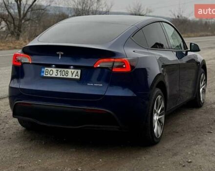 Синий Тесла Model Y, объемом двигателя 0 л и пробегом 30 тыс. км за 28800 $, фото 1 на Automoto.ua