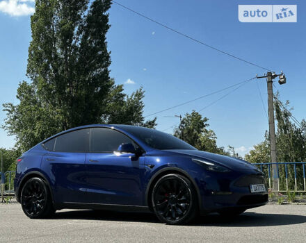 Синій Тесла Model Y, об'ємом двигуна 0 л та пробігом 17 тис. км за 44500 $, фото 1 на Automoto.ua