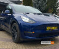 Синий Тесла Model Y, объемом двигателя 82 л и пробегом 17 тыс. км за 34600 $, фото 1 на Automoto.ua