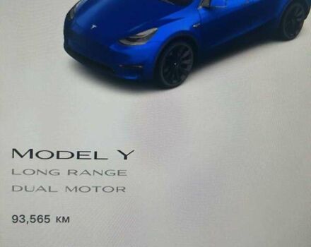Синий Тесла Model Y, объемом двигателя 0 л и пробегом 93 тыс. км за 25500 $, фото 4 на Automoto.ua