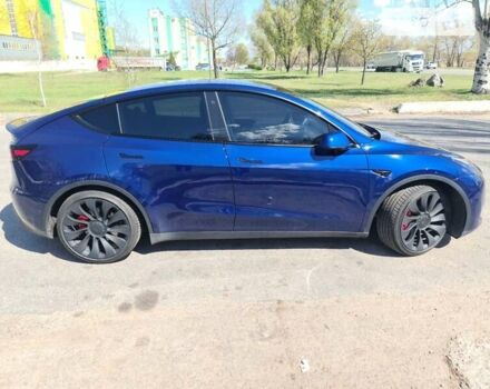 Синій Тесла Model Y, об'ємом двигуна 0 л та пробігом 22 тис. км за 35900 $, фото 3 на Automoto.ua