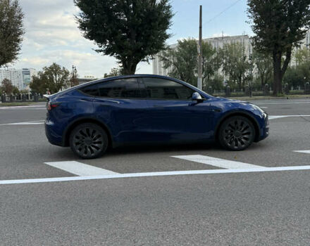 Синій Тесла Model Y, об'ємом двигуна 0 л та пробігом 75 тис. км за 25500 $, фото 1 на Automoto.ua