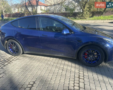 Тесла Model Y 2022 в Львове на Automoto.ua Синий Тесла Model Y, объемом двигателя 0 л и пробегом 39 тыс. км за 27000 $, фото 1 на Automoto.ua
