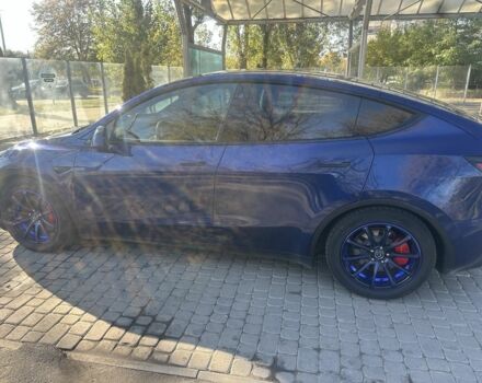 Синий Тесла Model Y, объемом двигателя 0 л и пробегом 41 тыс. км за 25900 $, фото 4 на Automoto.ua